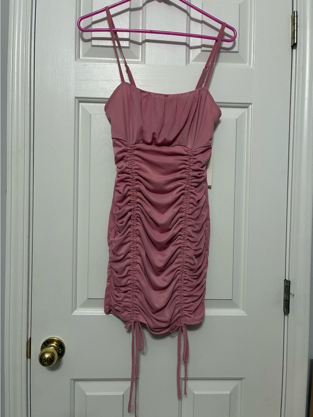 Pink sleeveless dress